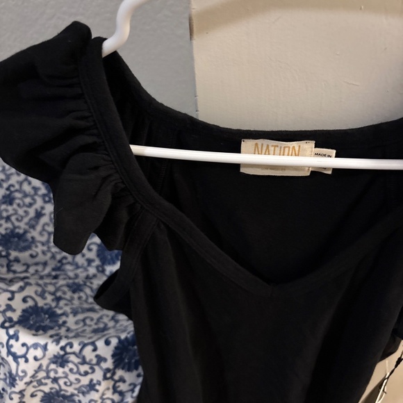 Nation, LTD black sleeveless blouse new with tags medium - Picture 4 of 6
